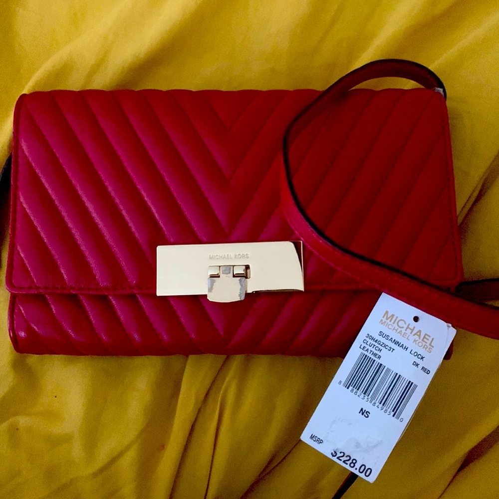 Micheal lord detachable crossbody clutch